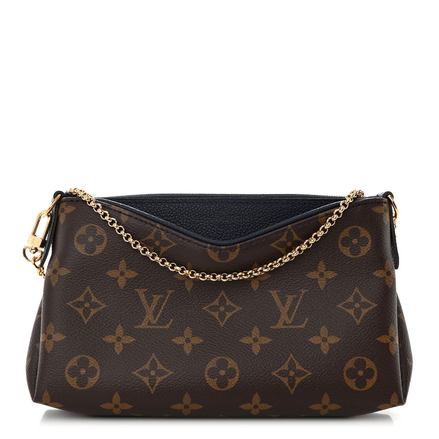 Louis Vuitton Monogram Pallas Clutch Black 1 of 9