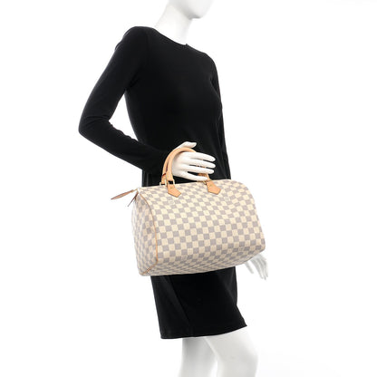 Louis Vuitton Damier Azur Speedy 30 2 of 7