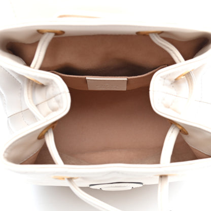 Gucci Calfskin Matelasse GG Marmont Flap Backpack White 5 of 9