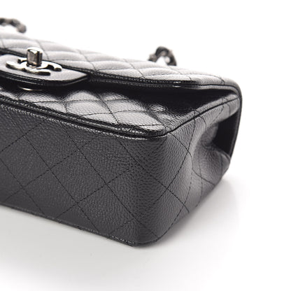 Chanel Caviar Quilted Mini Rectangular Flap Black 9 of 10