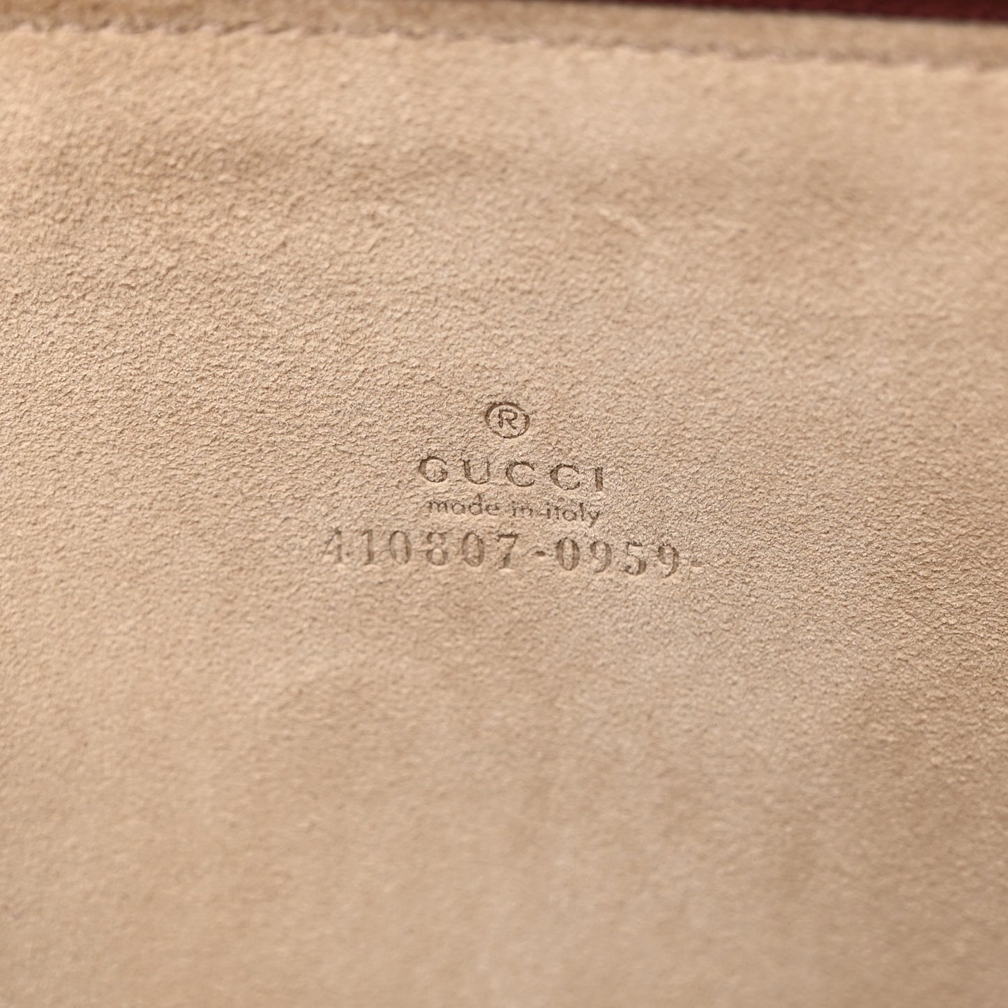 GG Supreme Monogram Blooms Suede Large Zip Pouch Beige Multicolor Dry Rose
