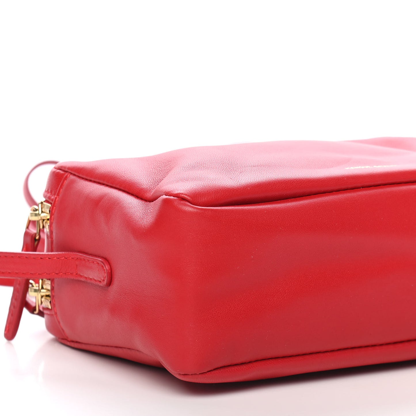 Calfskin Double Zip Crossbody Flamma