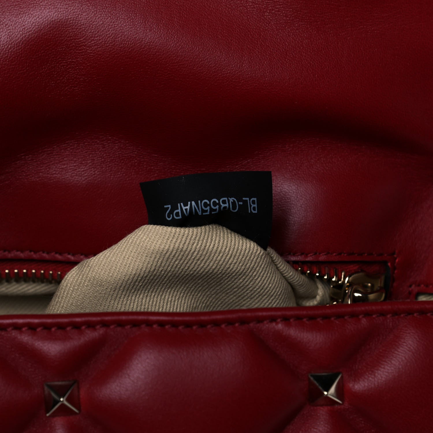 Valentino Garavani Nappa Medium Candystud Top Handle Bag Rosso Valentino 9 of 14