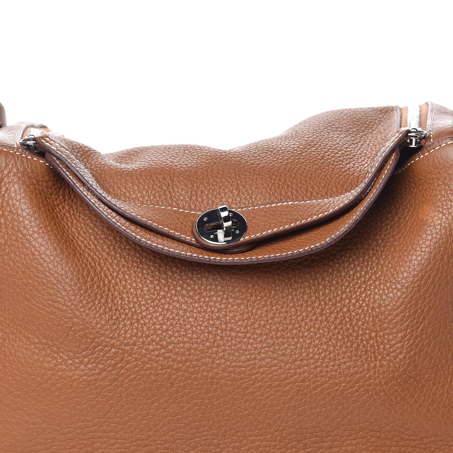 Hermes Taurillon Clemence Lindy 30 Gold 8 of 14