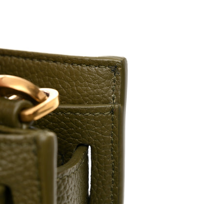 Saint Laurent Grained Calfskin Nano Supple Sac De Jour Green 14 of 15