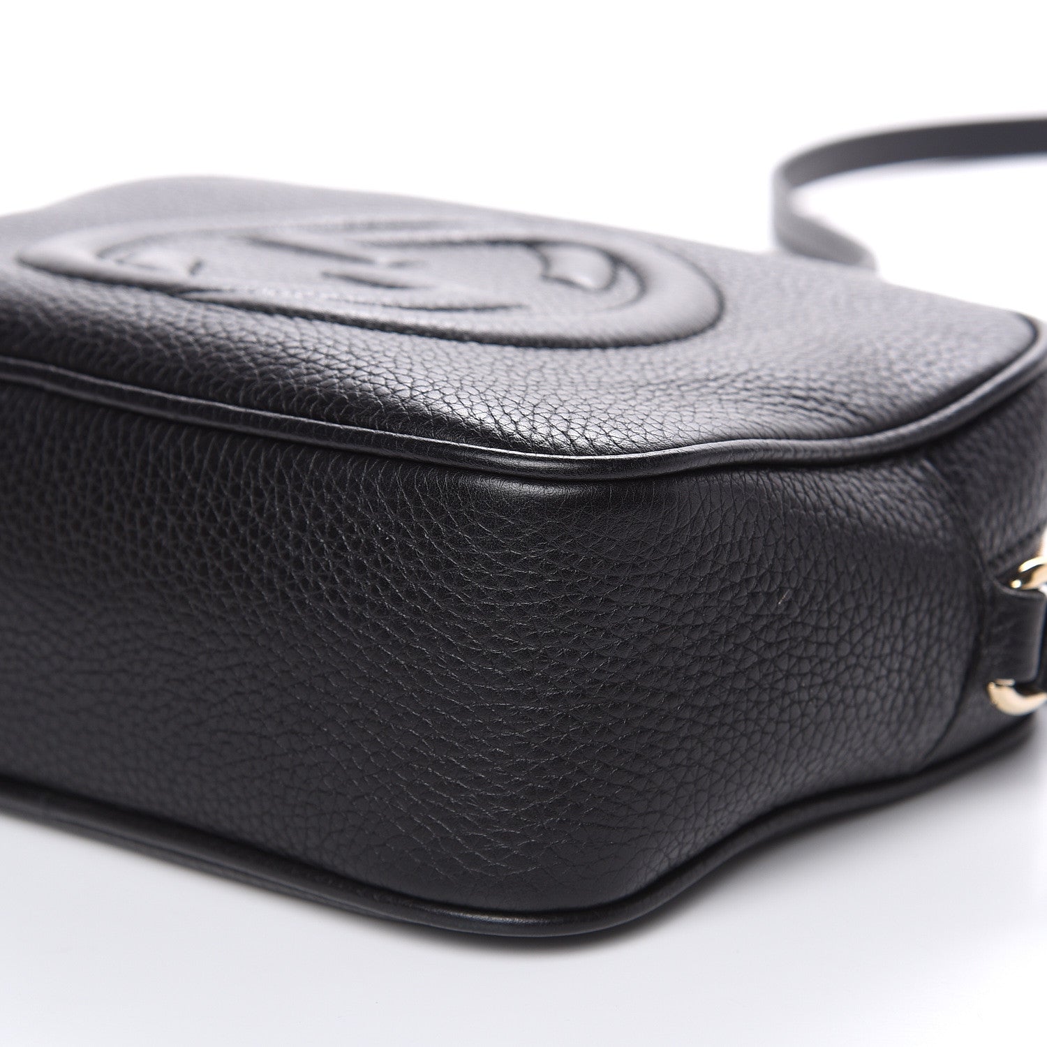 Gucci Pebbled Calfskin Small Soho Disco Bag Black 9 of 10