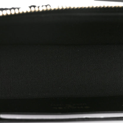 Chanel Tweed Quilted Top Handle Slim Long Vanity Black Ecru White 5 of 11