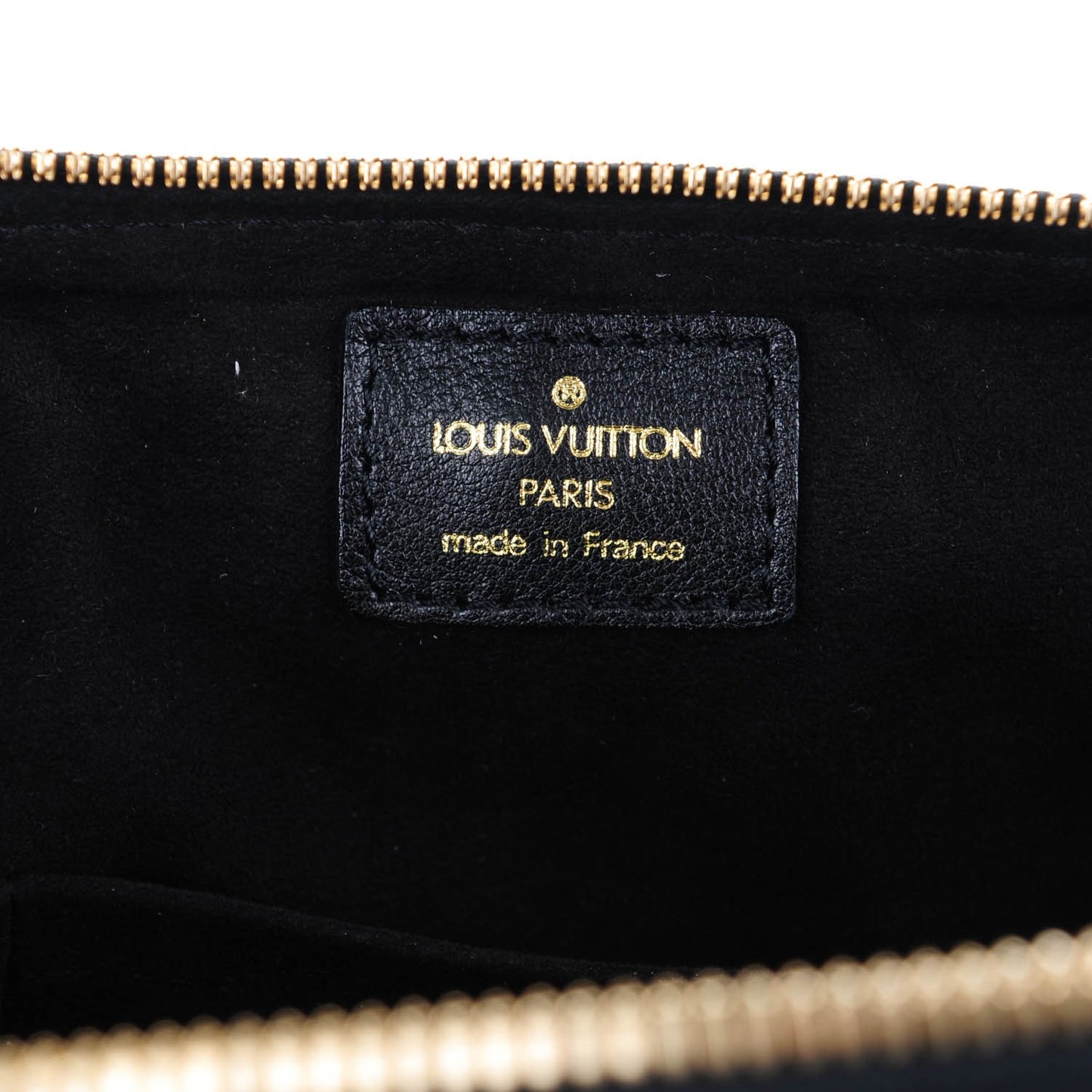 Calfskin Patent Embossed Monogram Stephen Ivory