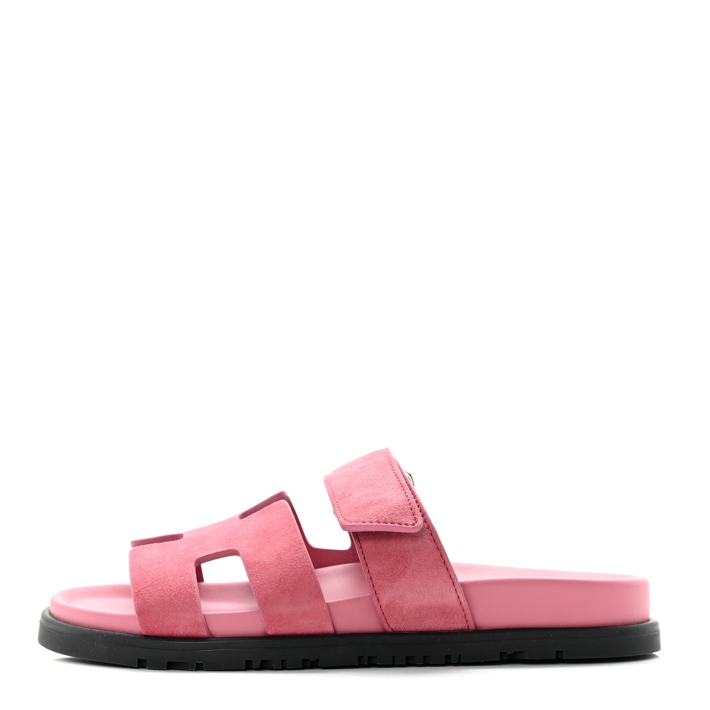 Suede Goatskin Womens Chypre Sandals 35.5 Rose Aphrodite