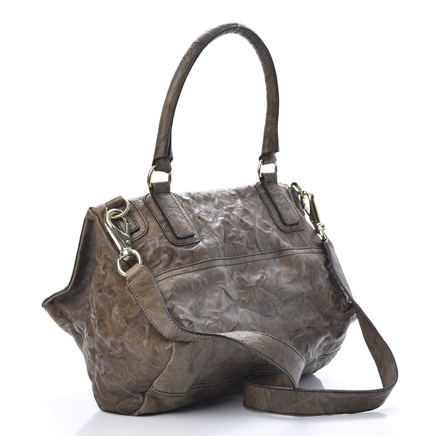 Givenchy Tumbled Sheepskin Medium Pandora Charcoal 3 of 16