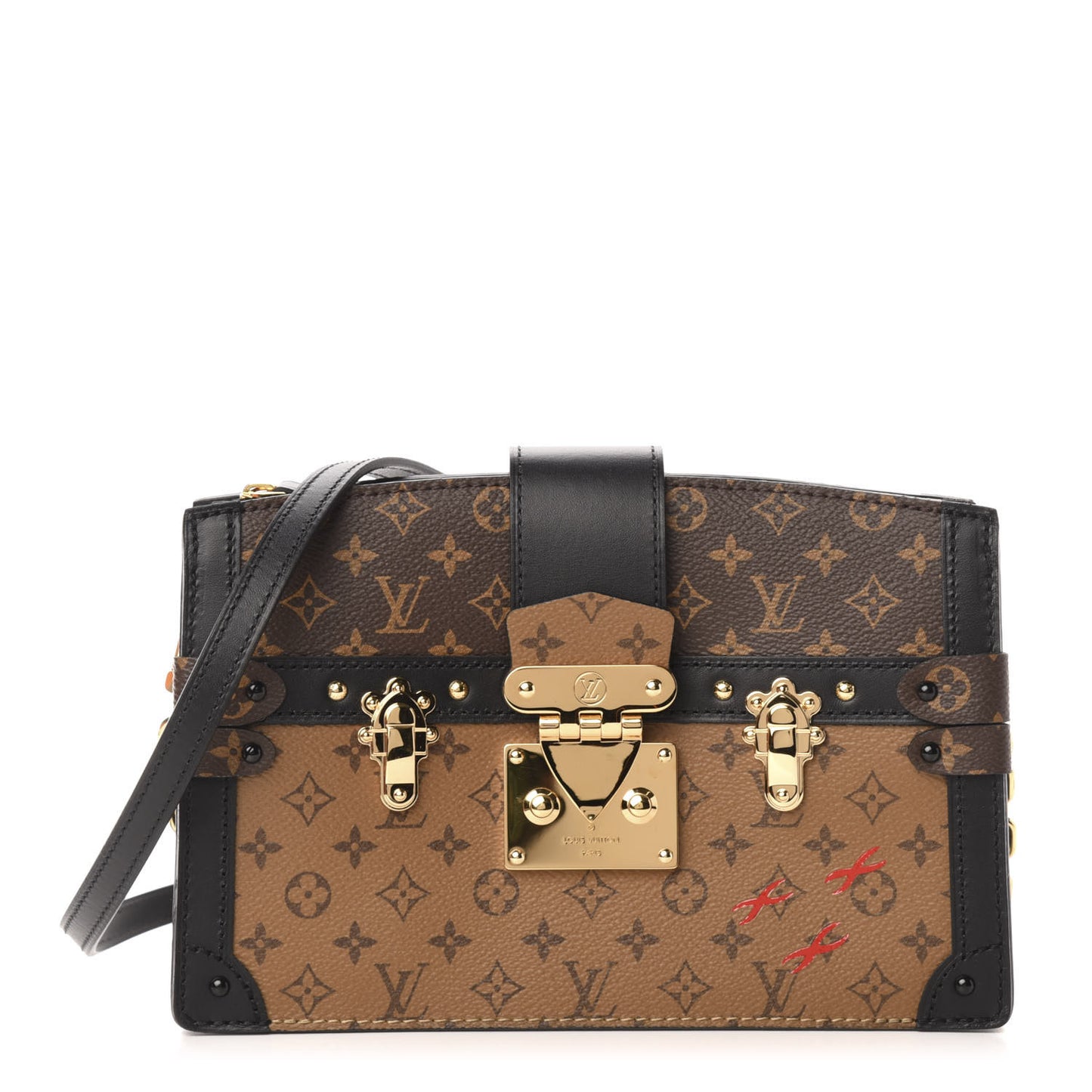 Reverse Monogram Trunk Clutch