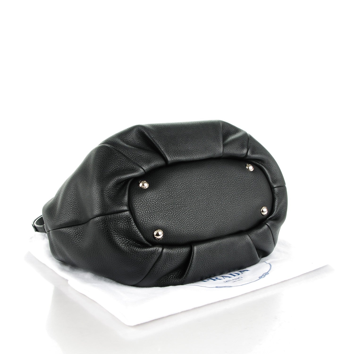 Prada Vitello Daino Shoulder Bag Nero Black 4 of 8