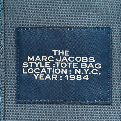 Marc Jacobs Cotton Canvas Mini The Tote Bag Blue Shadow 6 of 11