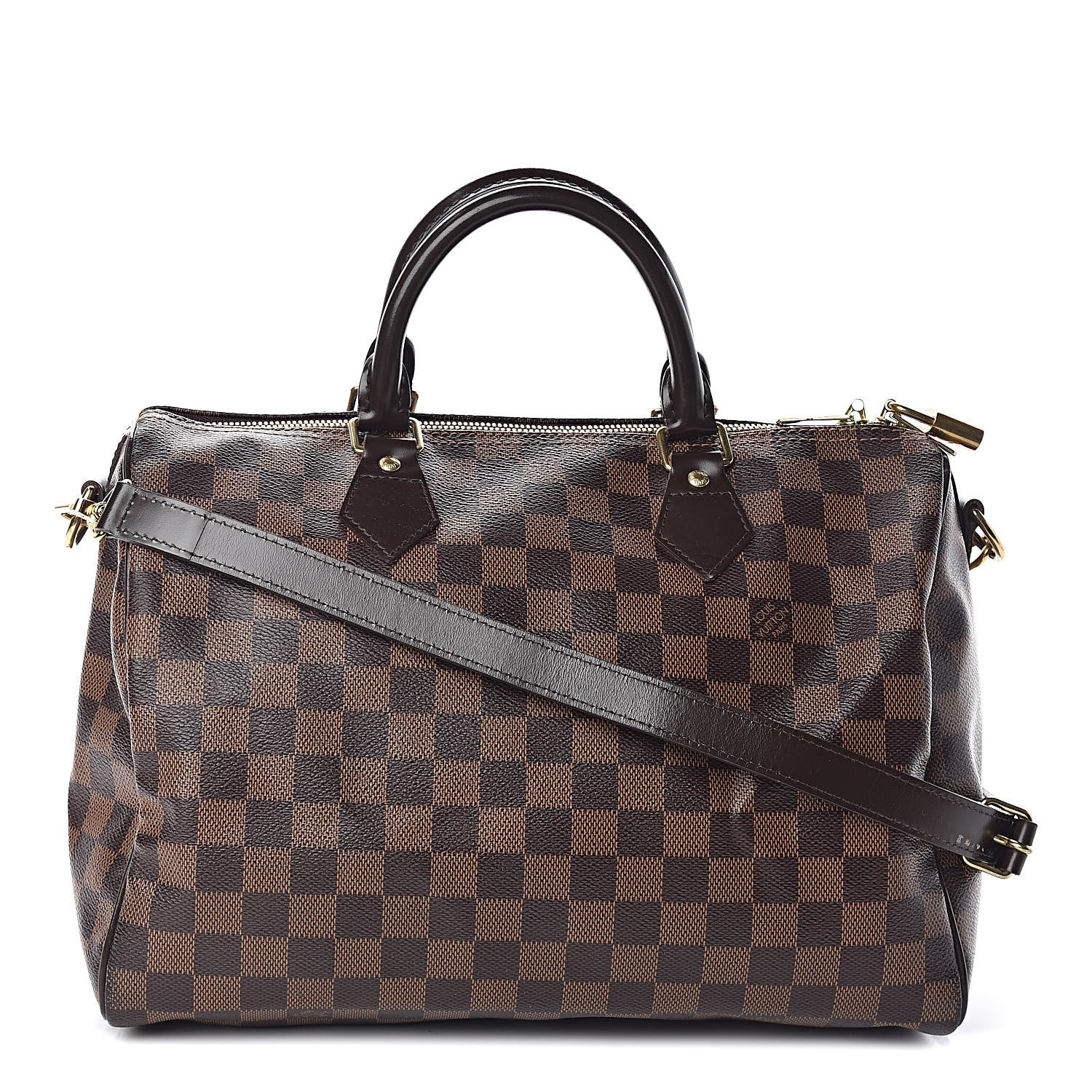Louis Vuitton Damier Ebene Speedy Bandouliere 30 2 of 10