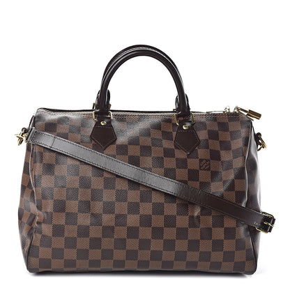 Louis Vuitton Damier Ebene Speedy Bandouliere 30 2 of 10