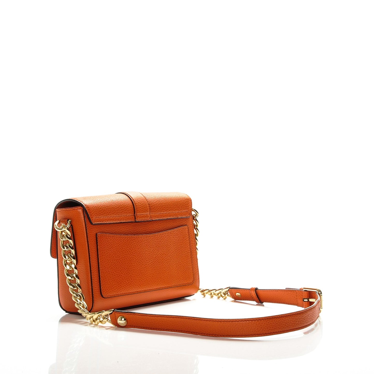 Calfskin Mini Miss Bonita Satchel Arancio