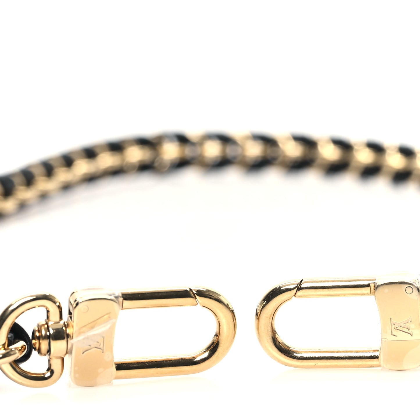 Calfskin Multi Pochette Chain Shoulder Strap Black Gold