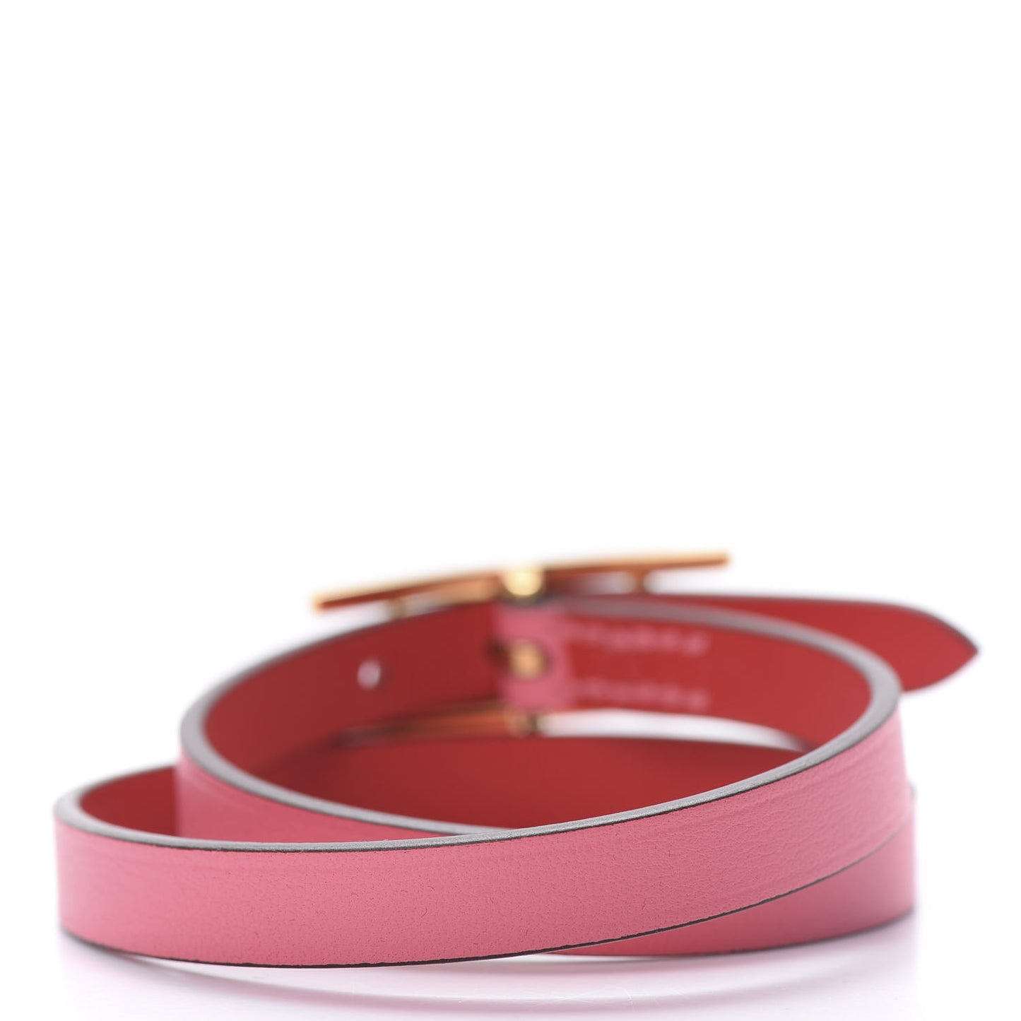 Swift Chamonix Behapi Double Tour Reversible Bracelet Rose Azalee Rouge De Coeur