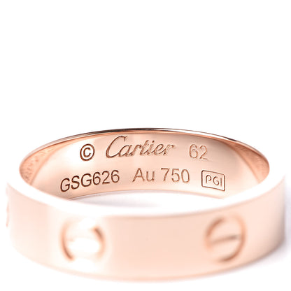 Cartier 18K Pink Gold 5.5mm LOVE Ring 62 10 4 of 4