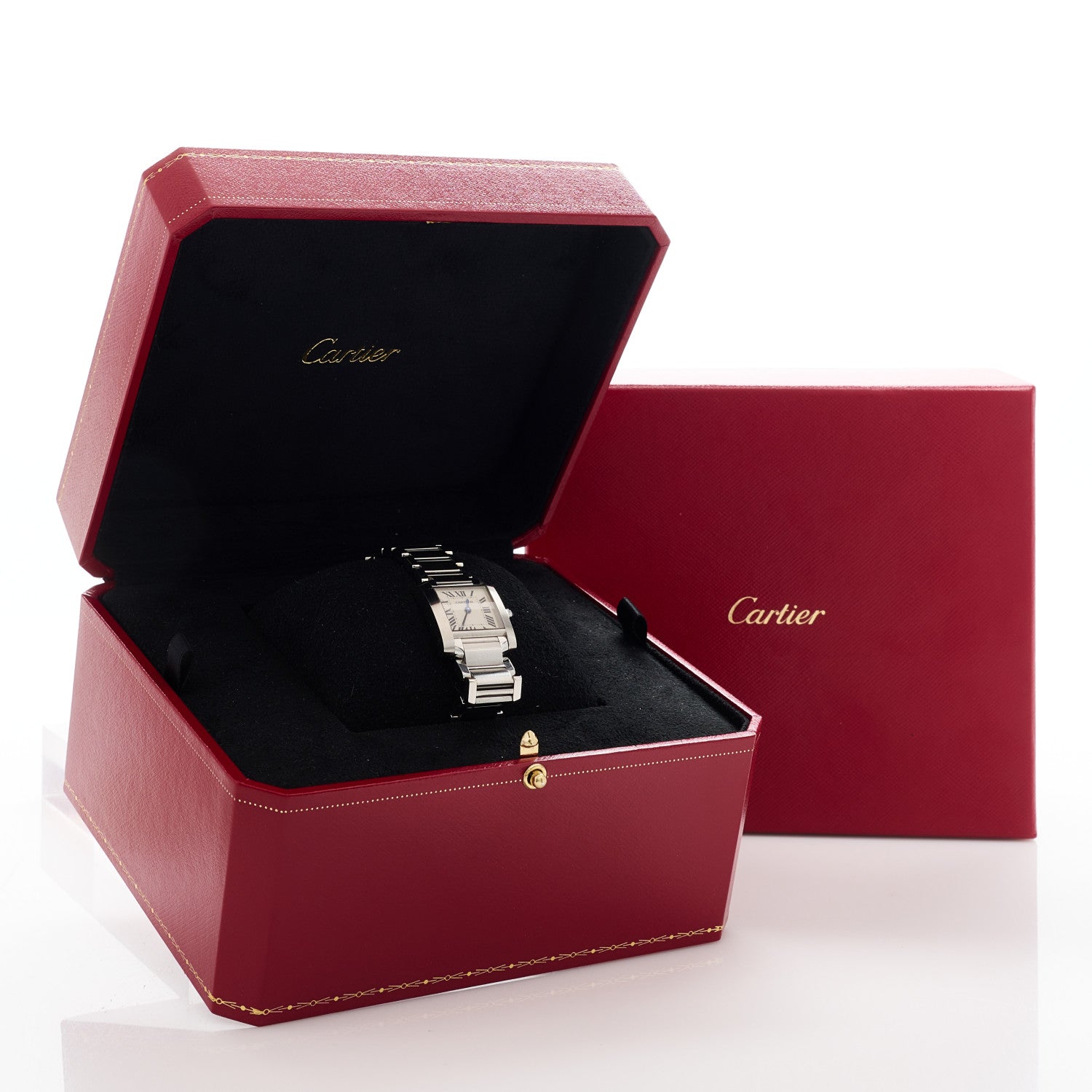 Cartier Stainless Steel 20mm Tank Francaise Quartz Watch 5 of 5