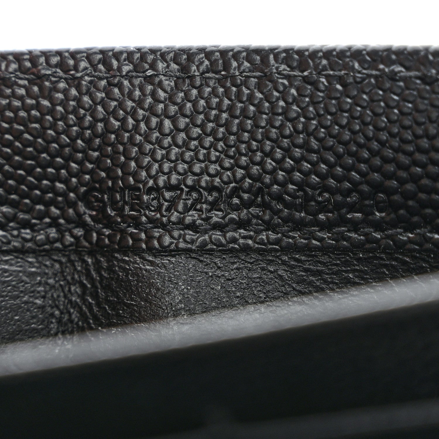 Saint Laurent Grain De Poudre Matelasse Chevron Monogram Flap Wallet Black 8 of 12