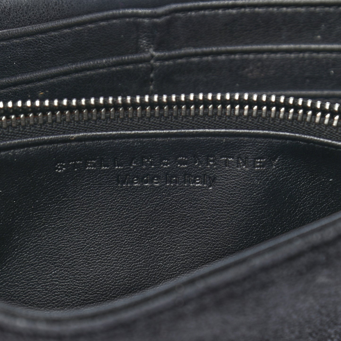 Shaggy Deer Falabella Flap Wallet Black