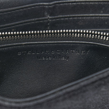 Stella McCartney Shaggy Deer Falabella Flap Wallet Black 6 of 8