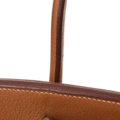 Hermes Taurillon Clemence Birkin 30 Gold 27 of 27