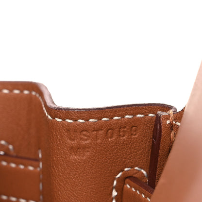 Hermes Swift Birkin Shadow 25 Gold 7 of 12