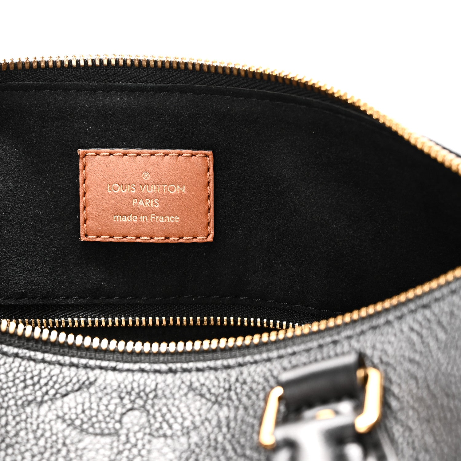 Louis Vuitton Empreinte Monogram Giant Wild At Heart Speedy Bandouliere 25 Black 6 of 9