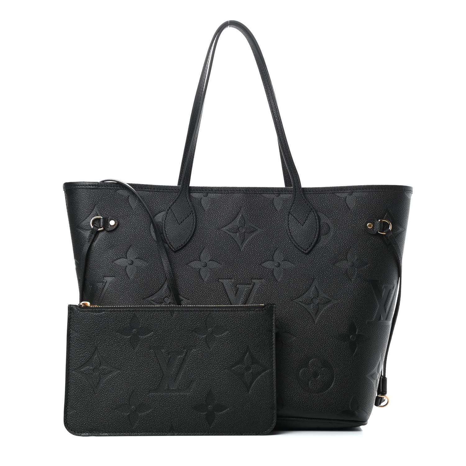Louis Vuitton Empreinte Monogram Giant Neverfull MM Black 1 of 13