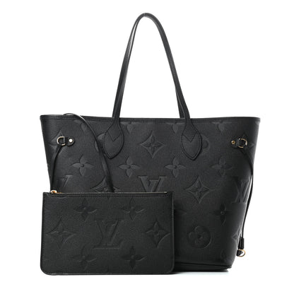 Louis Vuitton Empreinte Monogram Giant Neverfull MM Black 1 of 13