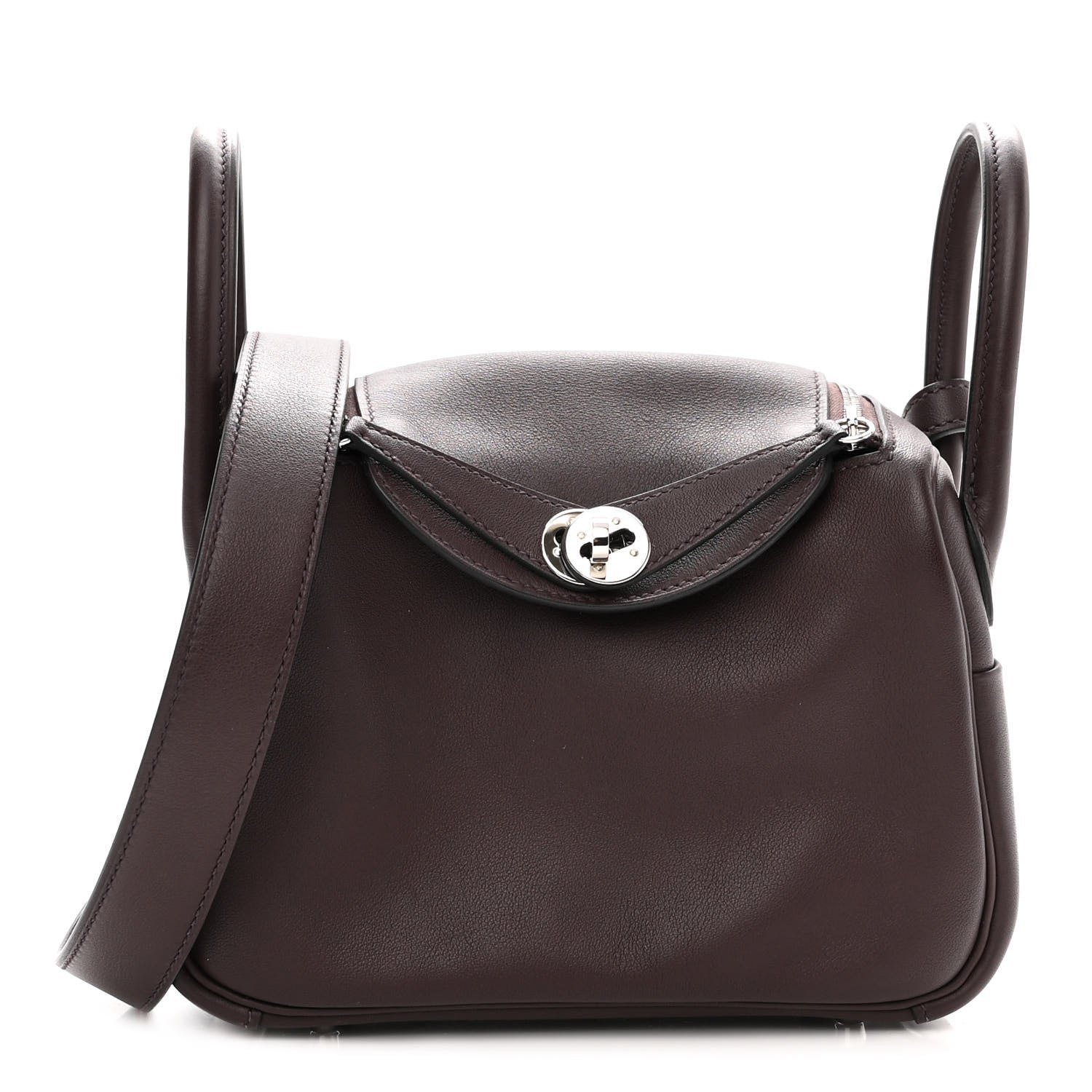 Hermes Swift Mini Lindy 20 Rouge Sellier 1 of 11