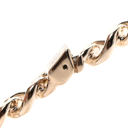 Chanel Metal CC Chain Link Choker Necklace M Gold 5 of 5