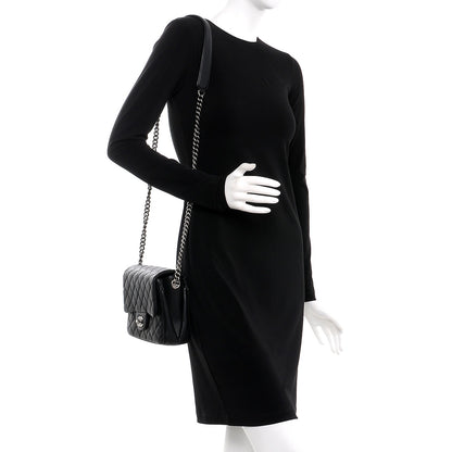 Chanel Caviar Quilted Small Rock In Rome Flap Black 2 of 9
