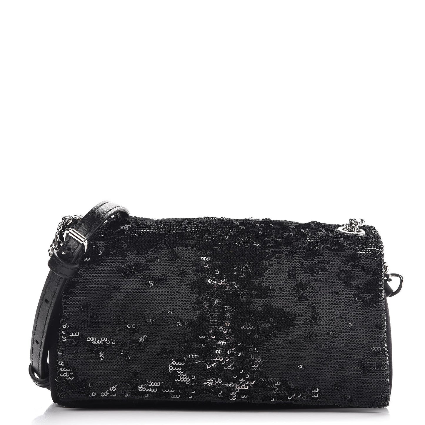 Sequins Toy West Hollywood Shoulder Bag Nero Argento