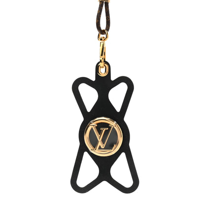 Louis Vuitton Monogram Silicone Louise Phone Holder Black 4 of 8