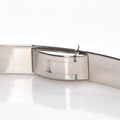 Cartier 18K White Gold 10 Diamond Small LOVE Bracelet 17 5 of 8