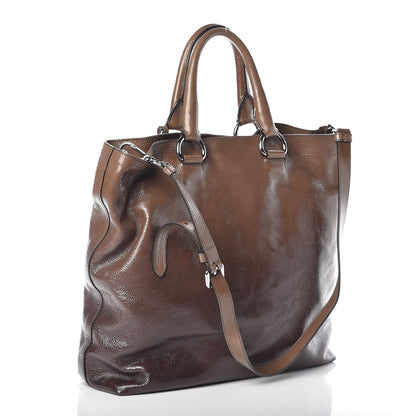 Prada Vernice Sfumata Tote Fumo 4 of 10