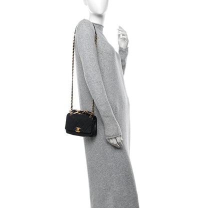 Chanel Shiny Lambskin Small Chain Is More Flap Black 2 of 10