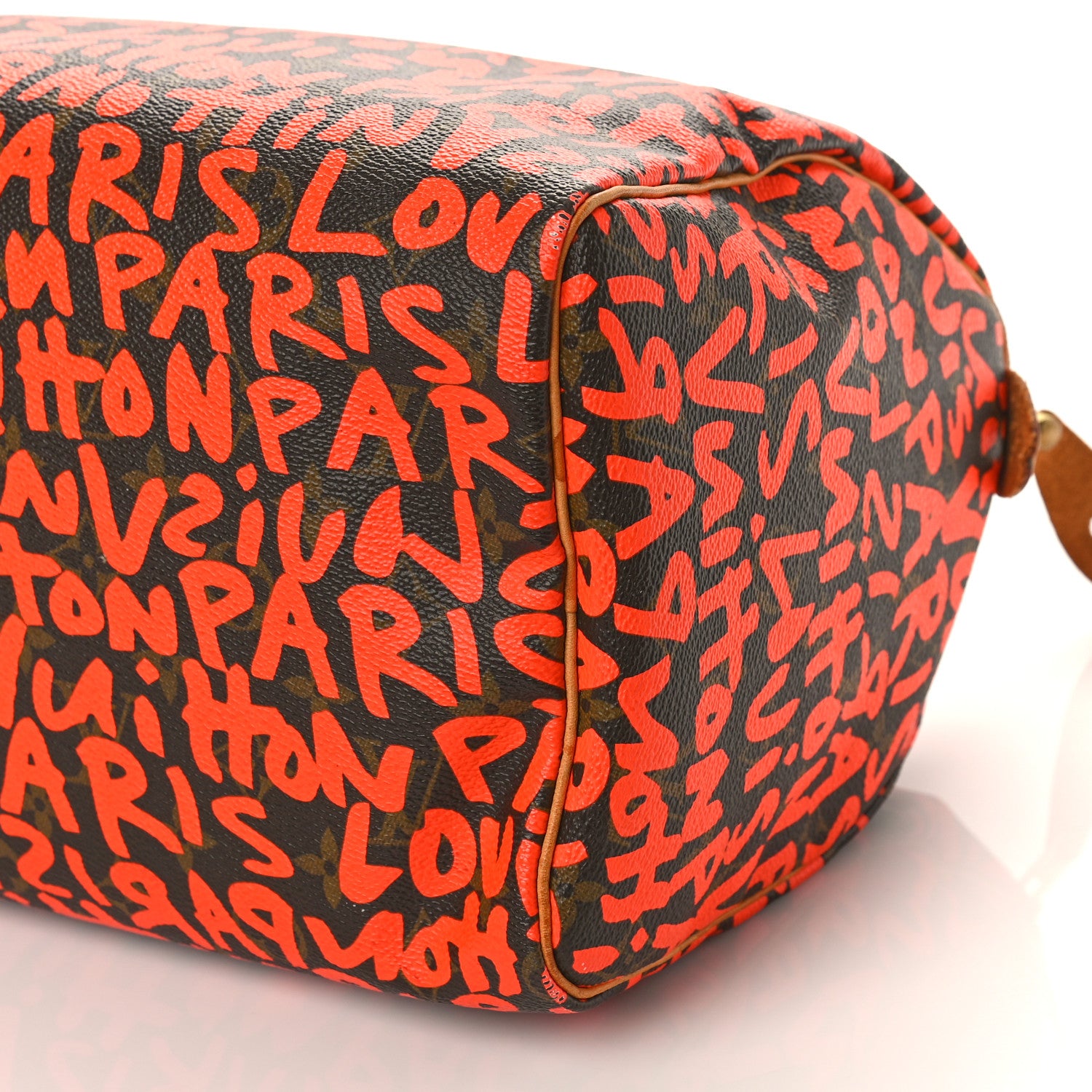 Louis Vuitton Monogram Graffiti Speedy 30 Orange 9 of 11