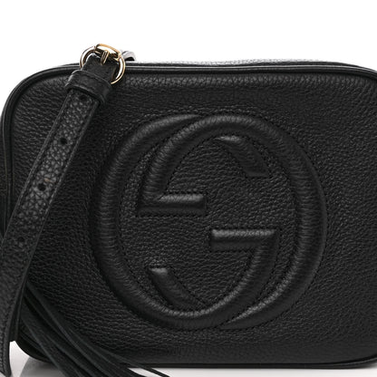 Gucci Pebbled Calfskin Small Soho Disco Bag Black 8 of 12
