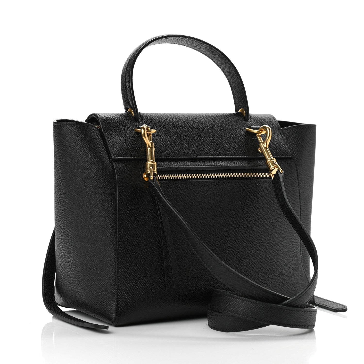 Celine Grained Calfskin Micro Belt Bag Black 3 of 10