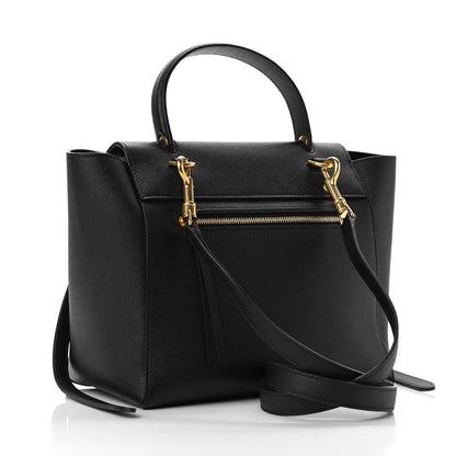 Celine Grained Calfskin Micro Belt Bag Black 3 of 10