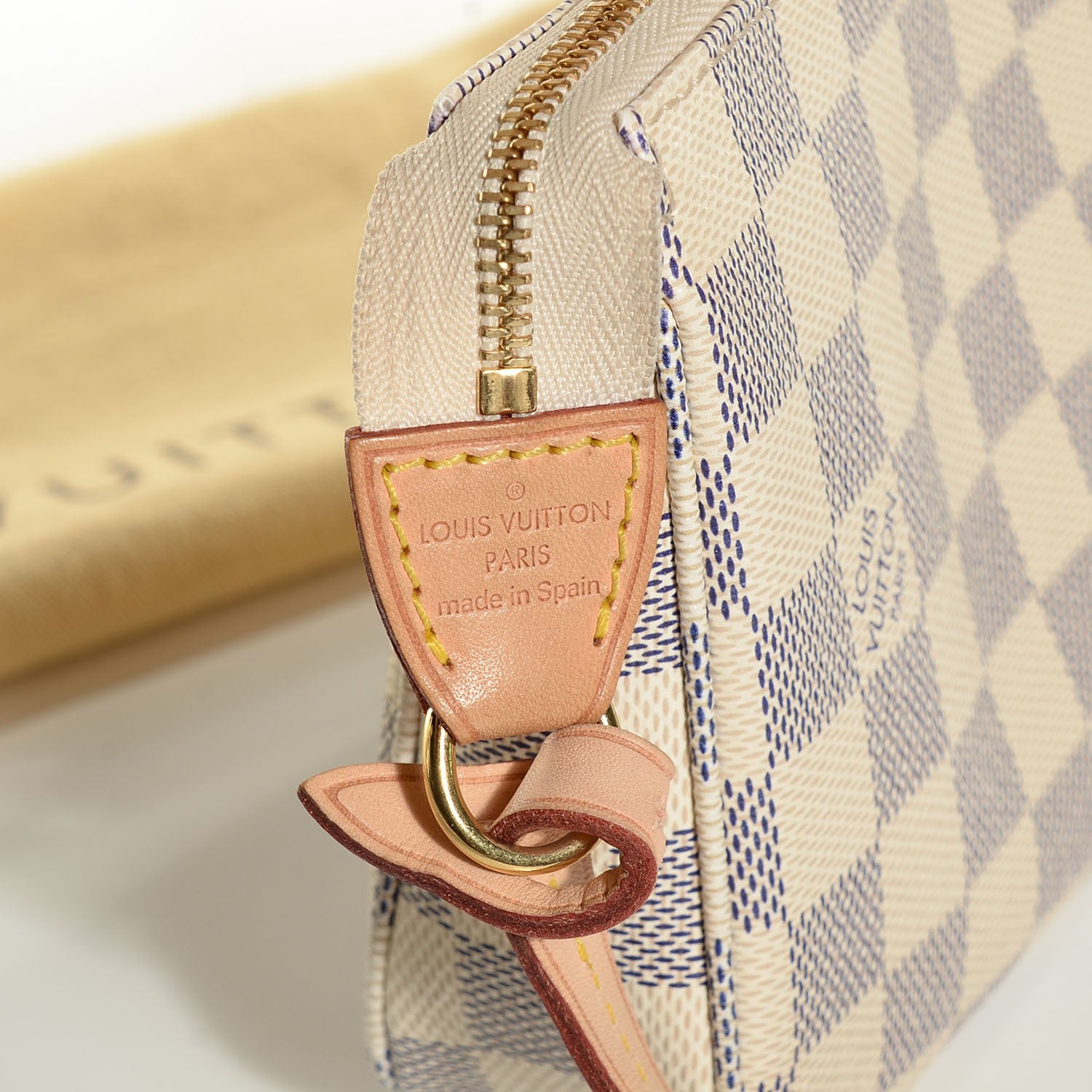 Louis Vuitton Damier Azur Pochette Accessories NM 6 of 7