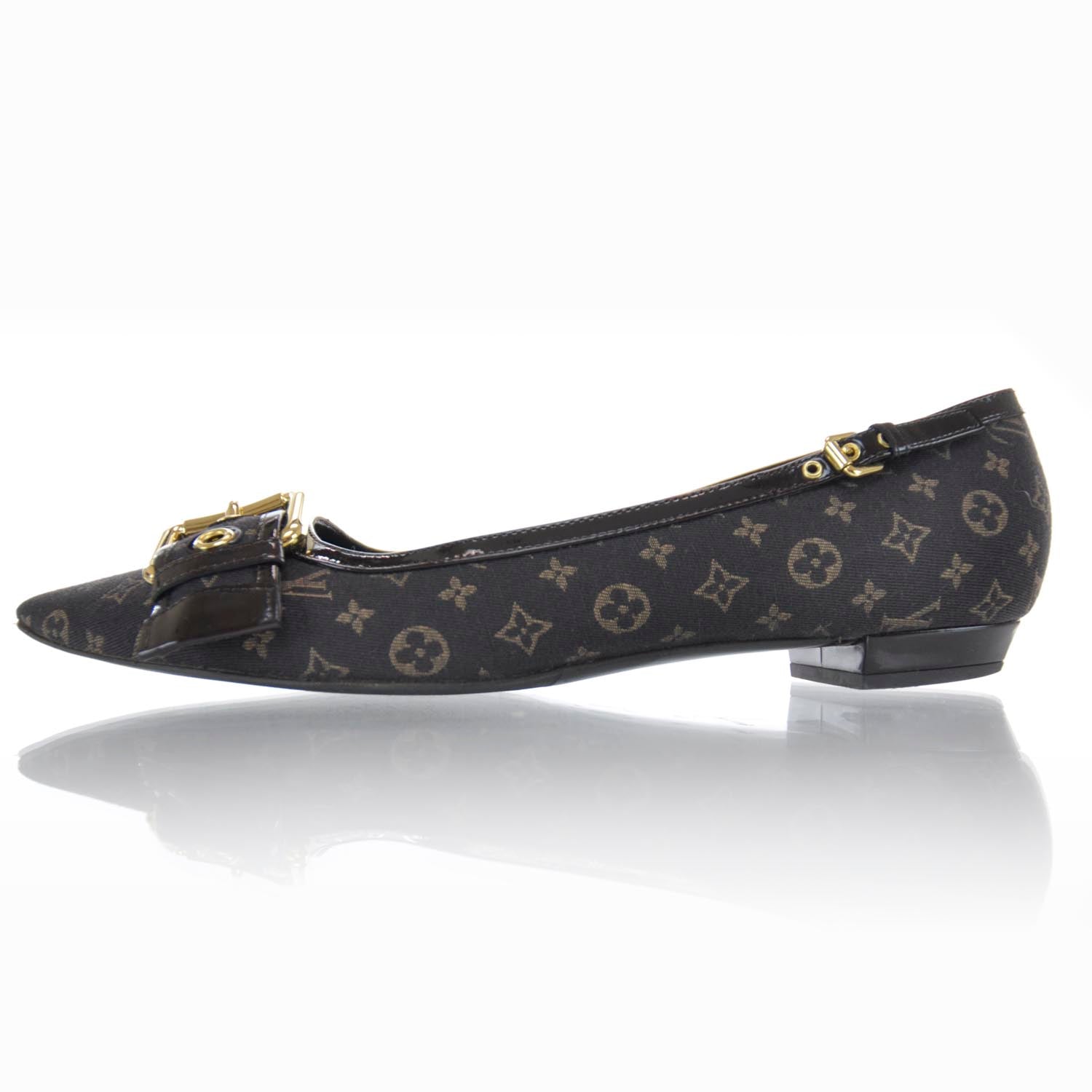 Louis Vuitton Mini Lin Monogram Buckle Heels 40 Ebene 1 of 6