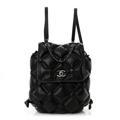 Chanel Calfskin Quilted Chesterfield Backpack Black 1 of 11