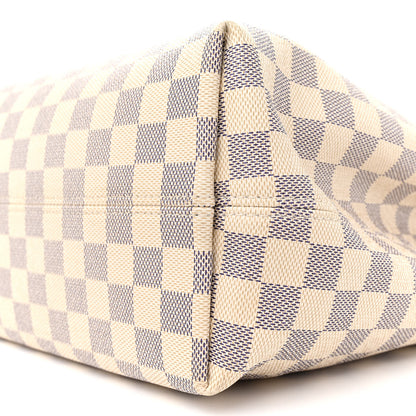 Louis Vuitton Damier Azur Graceful MM Rose Ballerine 9 of 10