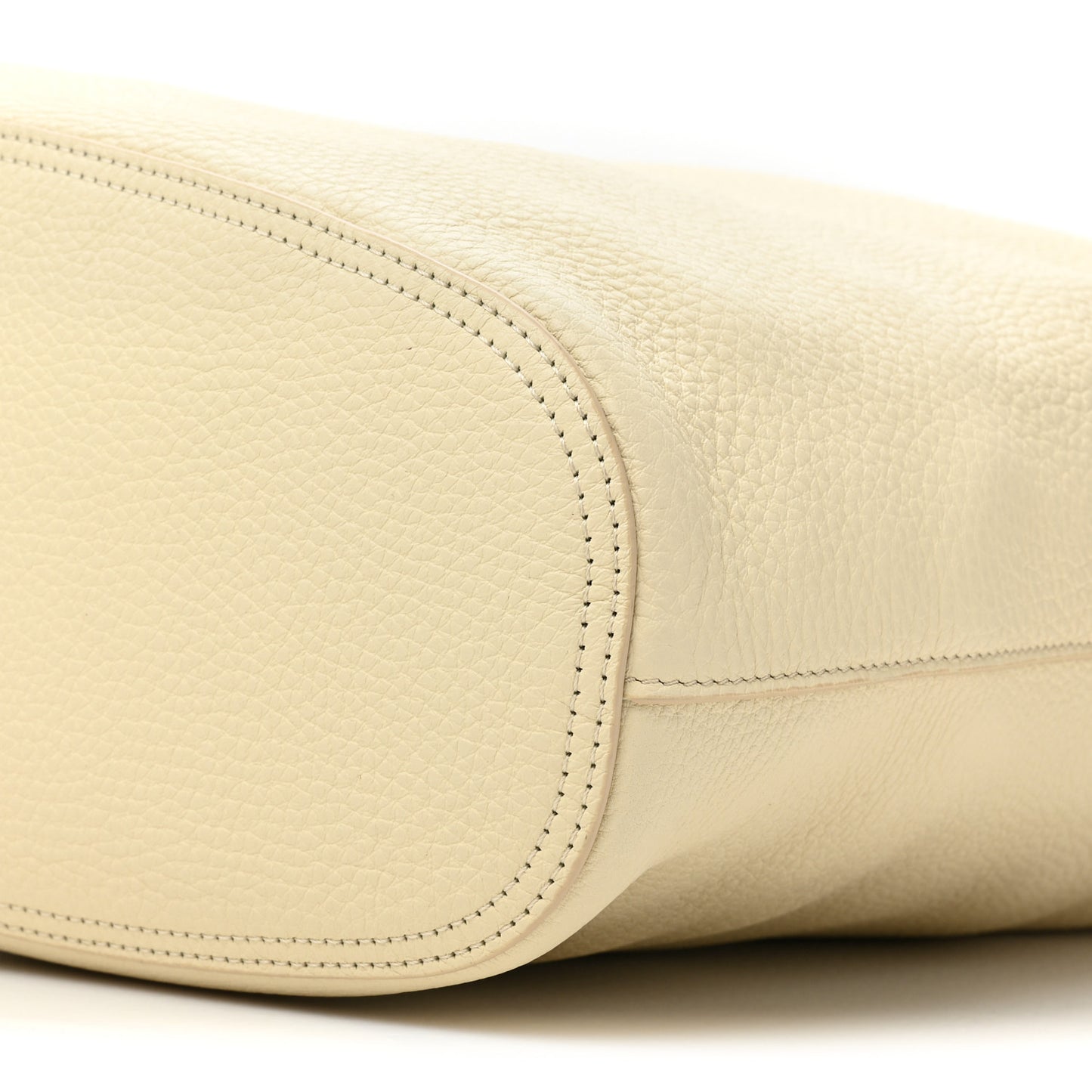 Grained Calfskin Bindle Three Bag Ivory