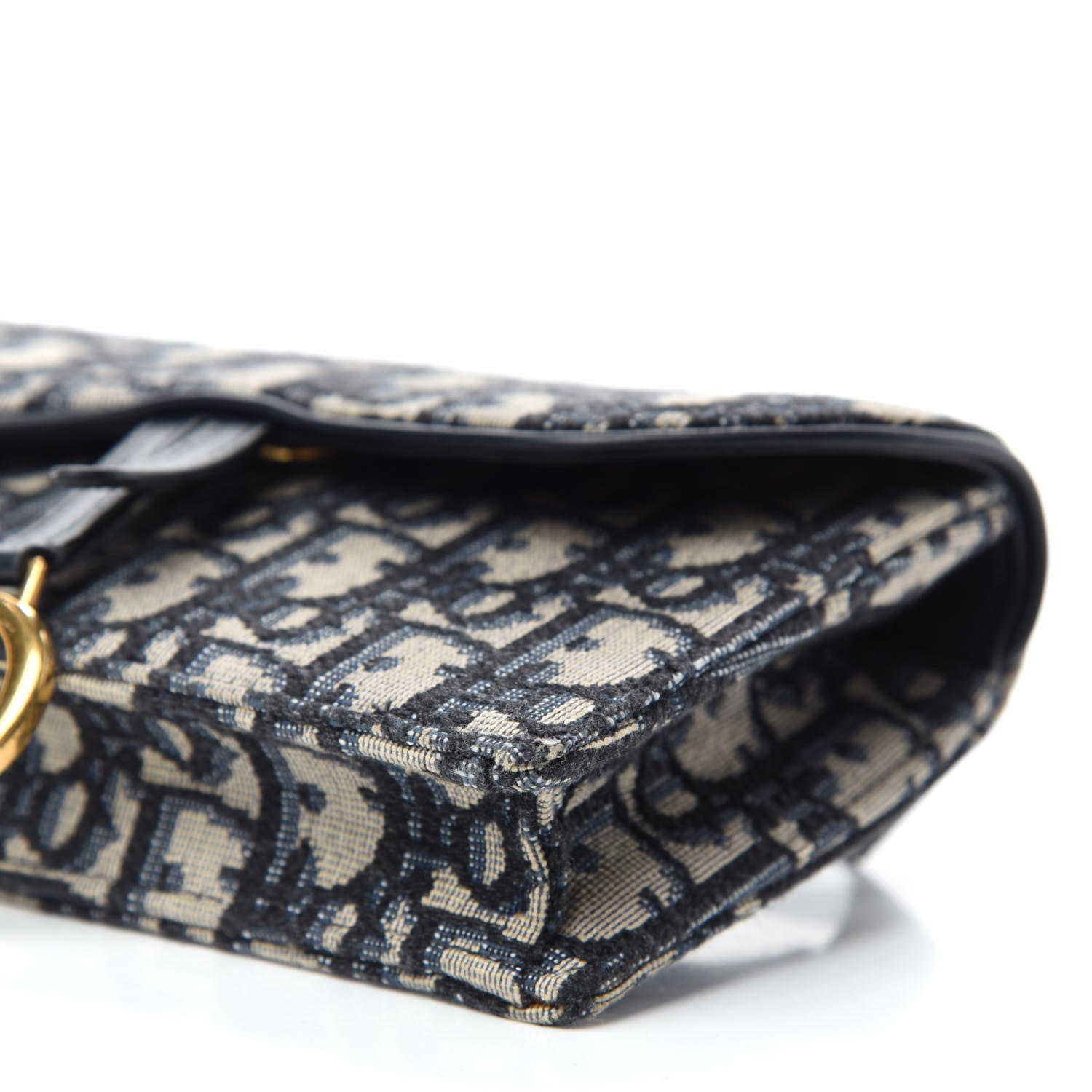Christian Dior Oblique Saddle Belt Bag Blue 11 of 11